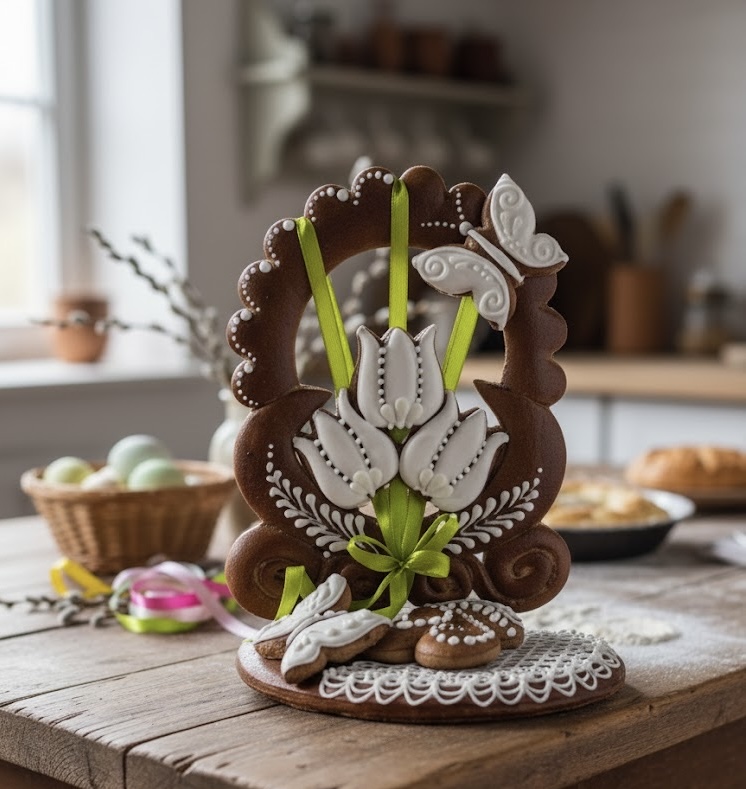 Spring lace gingerbread